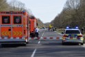 Schwerer VU Krad Fahrrad Koeln Porz Alte Koelnerstr P044